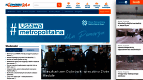 What Nadmorski24.pl website looked like in 2021 (3 years ago)