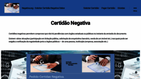 What Negativa.org website looked like in 2021 (3 years ago)