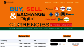 What Naira2usd.com website looked like in 2021 (3 years ago)