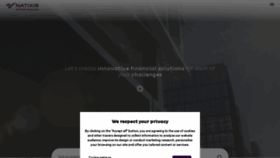 What Natixis.com website looked like in 2021 (3 years ago)