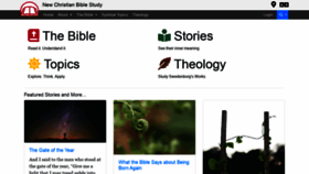 What Newchristianbiblestudy.org website looked like in 2021 (3 years ago)