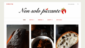 What Nonsolopiccante.it website looked like in 2021 (3 years ago)