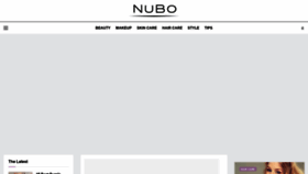 What Nubobeauty.com website looked like in 2021 (3 years ago)