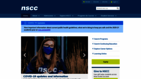 What Nscc.ca website looked like in 2021 (3 years ago)
