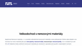 What Nerezove-materialy.cz website looked like in 2021 (3 years ago)