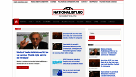 What Nationalisti.ro website looked like in 2021 (3 years ago)