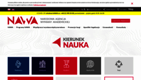 What Nawa.gov.pl website looked like in 2021 (3 years ago)