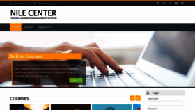 What Nilecenter.online website looked like in 2021 (4 years ago)