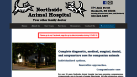 What Northsideanimalhospital.com website looked like in 2021 (3 years ago)