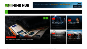 What Ninehub.com website looked like in 2021 (3 years ago)