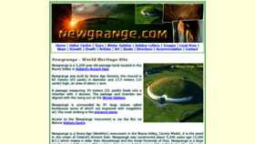 What Newgrange.com website looked like in 2021 (4 years ago)