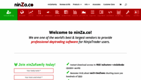 What Ninza.co website looked like in 2021 (3 years ago)