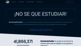What Nosequeestudiar.net website looked like in 2021 (3 years ago)
