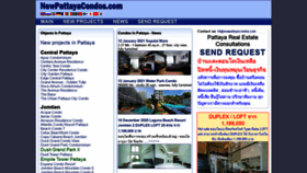 What Newpattayacondos.com website looked like in 2021 (3 years ago)