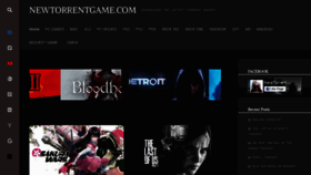 What Newtorrentgame.com website looked like in 2021 (3 years ago)