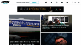 What Novonoticias.com website looked like in 2021 (3 years ago)