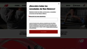 What Newbalancemexico.com website looked like in 2021 (4 years ago)