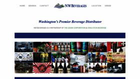 What Nw-beverages.com website looked like in 2021 (3 years ago)
