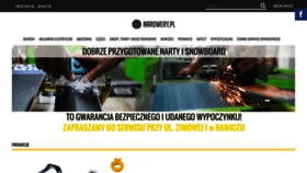 What Narowery.pl website looked like in 2021 (3 years ago)