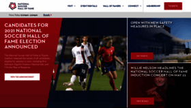 What Nationalsoccerhof.com website looked like in 2021 (3 years ago)