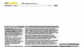 What Netrenderer.com website looked like in 2021 (3 years ago)