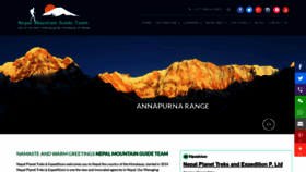 What Nepalguideinfo.com website looked like in 2021 (3 years ago)