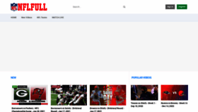 What Nflfull.com website looked like in 2021 (3 years ago)