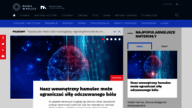 What Naukawpolsce.pl website looked like in 2021 (3 years ago)