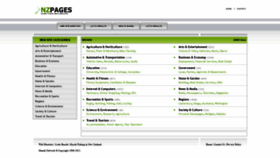 What Nzpages.co.nz website looked like in 2021 (3 years ago)