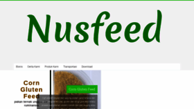 What Nusfeed.id website looked like in 2021 (3 years ago)