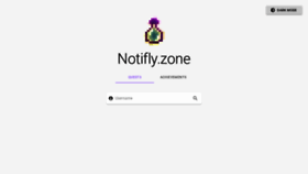 What Notifly.zone website looked like in 2021 (3 years ago)
