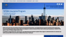 What Nysbainsurance.com website looked like in 2021 (3 years ago)