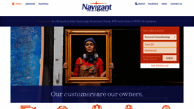 What Navigantcu.org website looked like in 2021 (3 years ago)