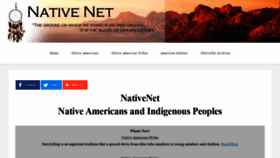 What Native-net.org website looked like in 2021 (3 years ago)