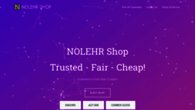 What Nolehr-alts.com website looked like in 2021 (3 years ago)