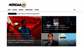 What Noticias24venezuela.net website looked like in 2021 (3 years ago)