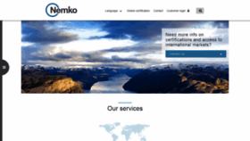 What Nemko.com website looked like in 2021 (3 years ago)