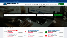 What Nhatrangjob.vn website looked like in 2021 (3 years ago)