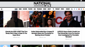 What Nationalfile.com website looked like in 2021 (3 years ago)
