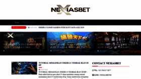 What Nexiasjoker.net website looked like in 2021 (3 years ago)