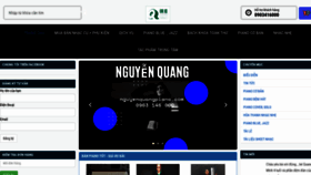 What Nguyenquangpiano.com website looked like in 2021 (3 years ago)