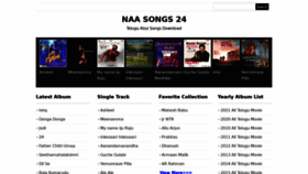 What Naasongs24.com website looked like in 2021 (3 years ago)