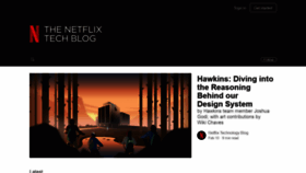 What Netflixtechblog.com website looked like in 2021 (3 years ago)