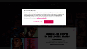 What Nyxcosmetics.fr website looked like in 2021 (3 years ago)