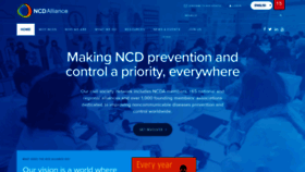 What Ncdalliance.org website looked like in 2021 (3 years ago)