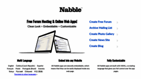 What Nabble.com website looked like in 2021 (3 years ago)