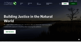 What Nature.org website looked like in 2021 (3 years ago)