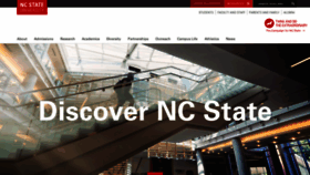 What Ncsu.edu website looked like in 2021 (3 years ago)