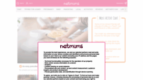 What Netmums.com website looked like in 2021 (3 years ago)