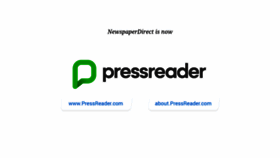What Newspaperdirect.com website looked like in 2021 (3 years ago)